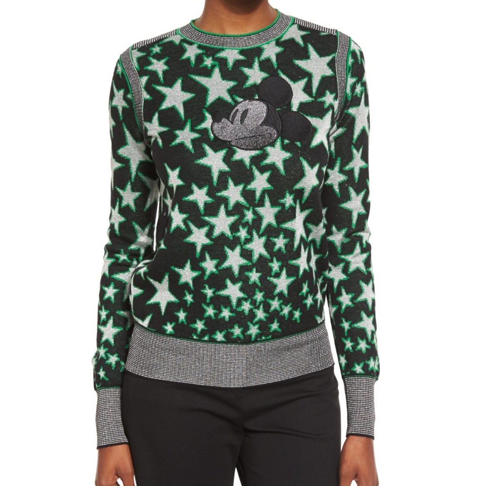 Marc Jacobs Mickey Mouse Star-Print Sweater